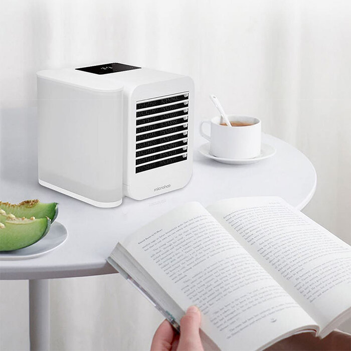 Кондиционер настольный Microhoo Mini Air Condition Fan (White) - фотография № 2