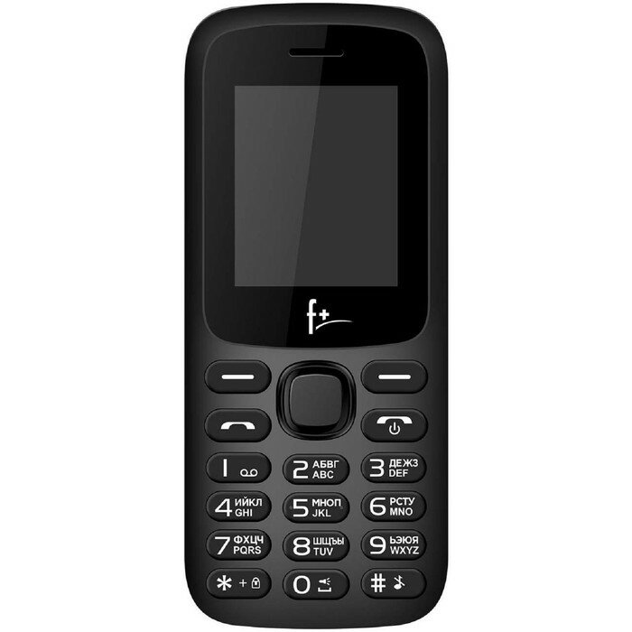 Мобильные телефоны f+ Сотовый телефон F+ F197, 1.77", TFT, 2 sim, 32Мб, microSD, BT, 600 мАч, чёрный