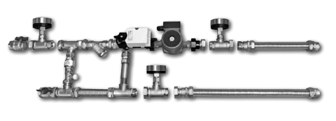 Shuft MST 25-40-2.5-C24-F-TC Смесительный узел с гибкими подводками