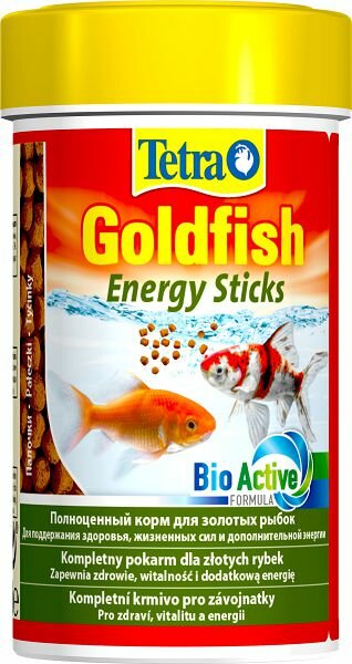 Tetra Goldfish Energy питательный корм для золотых рыбок, палочки 100 мл