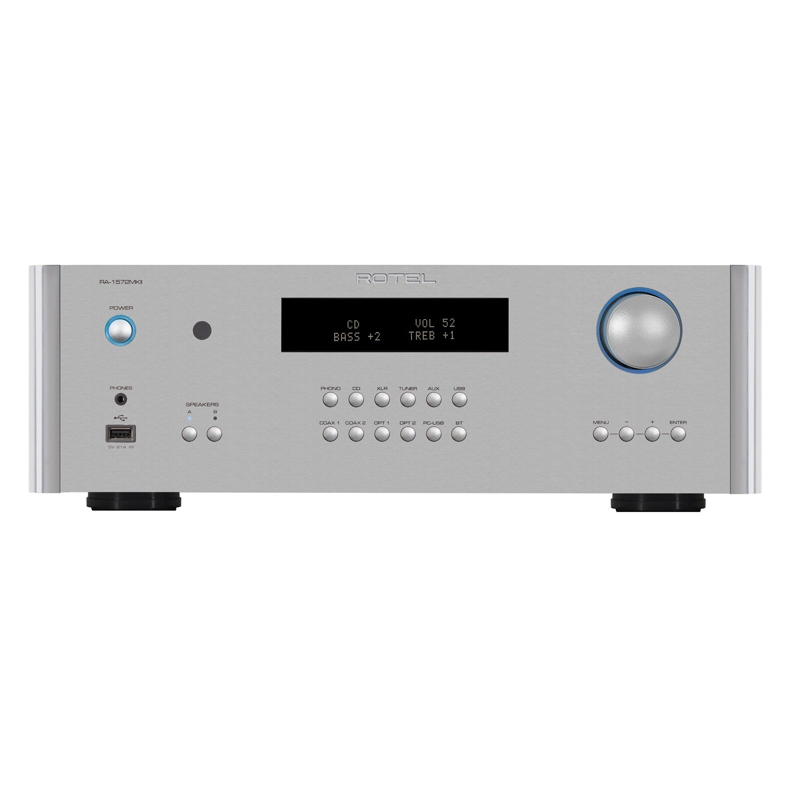 Интегральные стереоусилители Rotel RA-1572 MKII silver