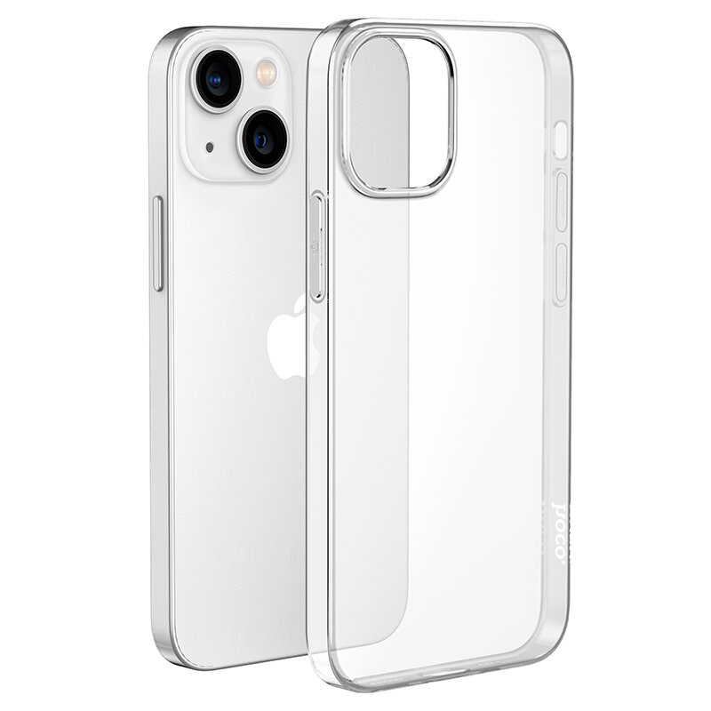 Чехол силиконовый для iPhone 15, Light series TPU, HOCO, прозрачный