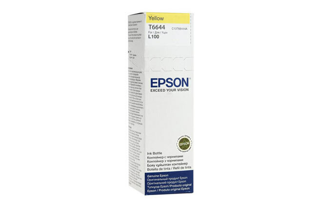  Epson L100/110/200/210/300/355/550/555 (O) C13T66444A, yellow, 70ml