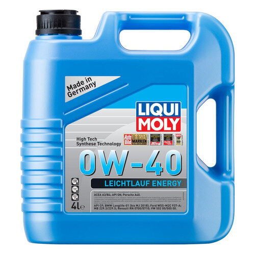 Моторное масло LIQUI MOLY Leichtlauf Energy, 0W-40, 4л, синтетическое [39035]