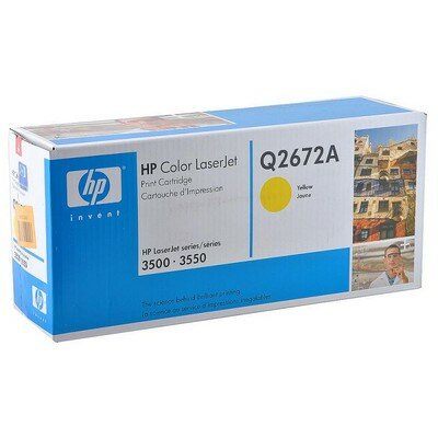 Картридж HP Q2672A (309A) yellow для HP Color LaserJet 3500, 3500n, 3550, 3550n (ресурс 4000 страниц)