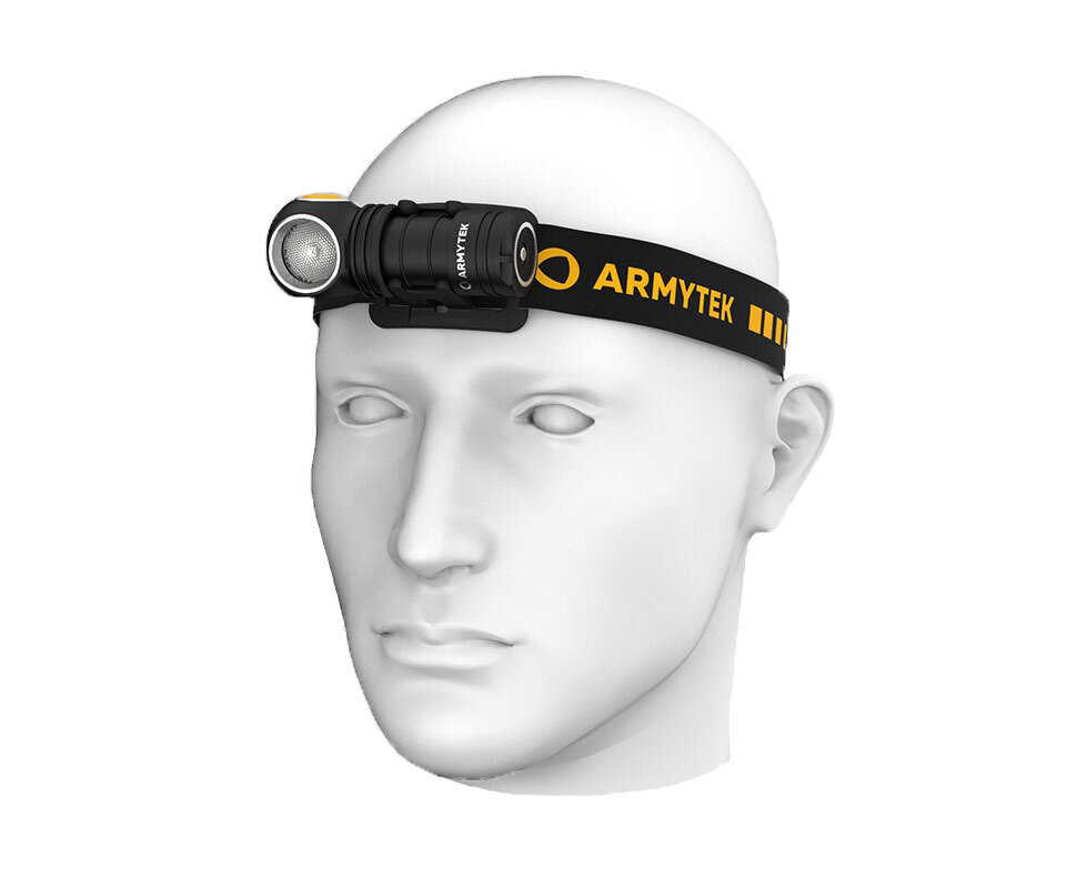 Универсальный фонарь ARMYTEK Wizard C1 Pro Magnet USB, черный / желтый [f09001w] - фото №1