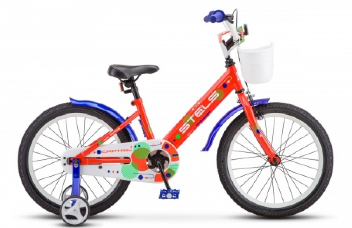 Велосипед Stels Captain (2020) количество скоростей 1 неоновый/красный LU084743