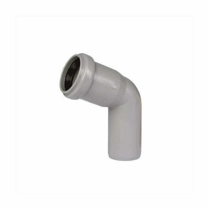 фото Отвод PP-H серая HT HTB Дн 40х67гр б/нап в/к Ostendorf 111130