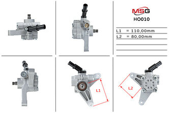 Насос ГУР ACURA MDX (YD1) 00-05;HONDA ACCORD купе (CM) 03-08,PILOT 08- MSG HO010