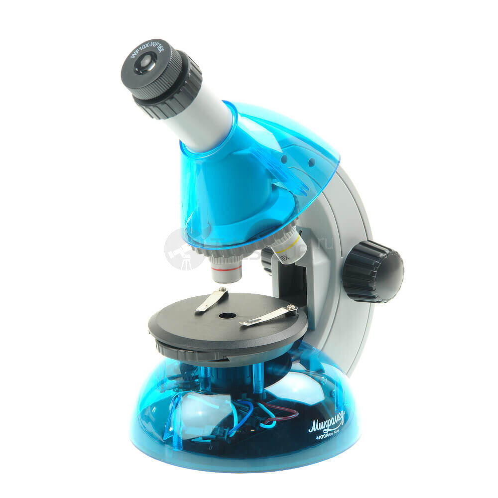 Микроскоп Микромед Атом 40x-640x Лазурь