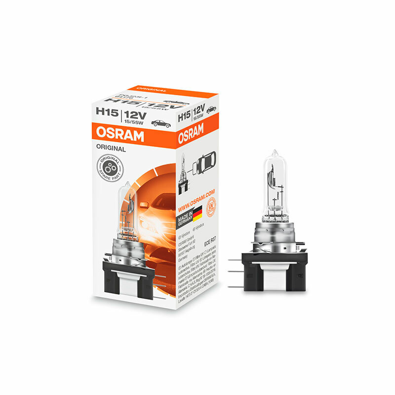 Лампа галогенная Osram Original Line H15 12V 55/15W PGJ23T-1, 1 шт.