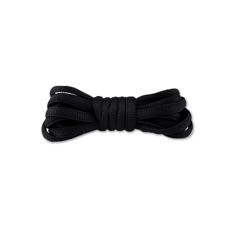 Шнурки овальные 120см - Черные