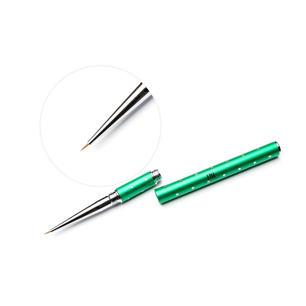 фото Кисть для гель-краски TNL - зеленая