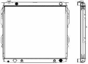 Радиатор Toyota Sequoia/Tundra 99>07 SAKURA 34611065