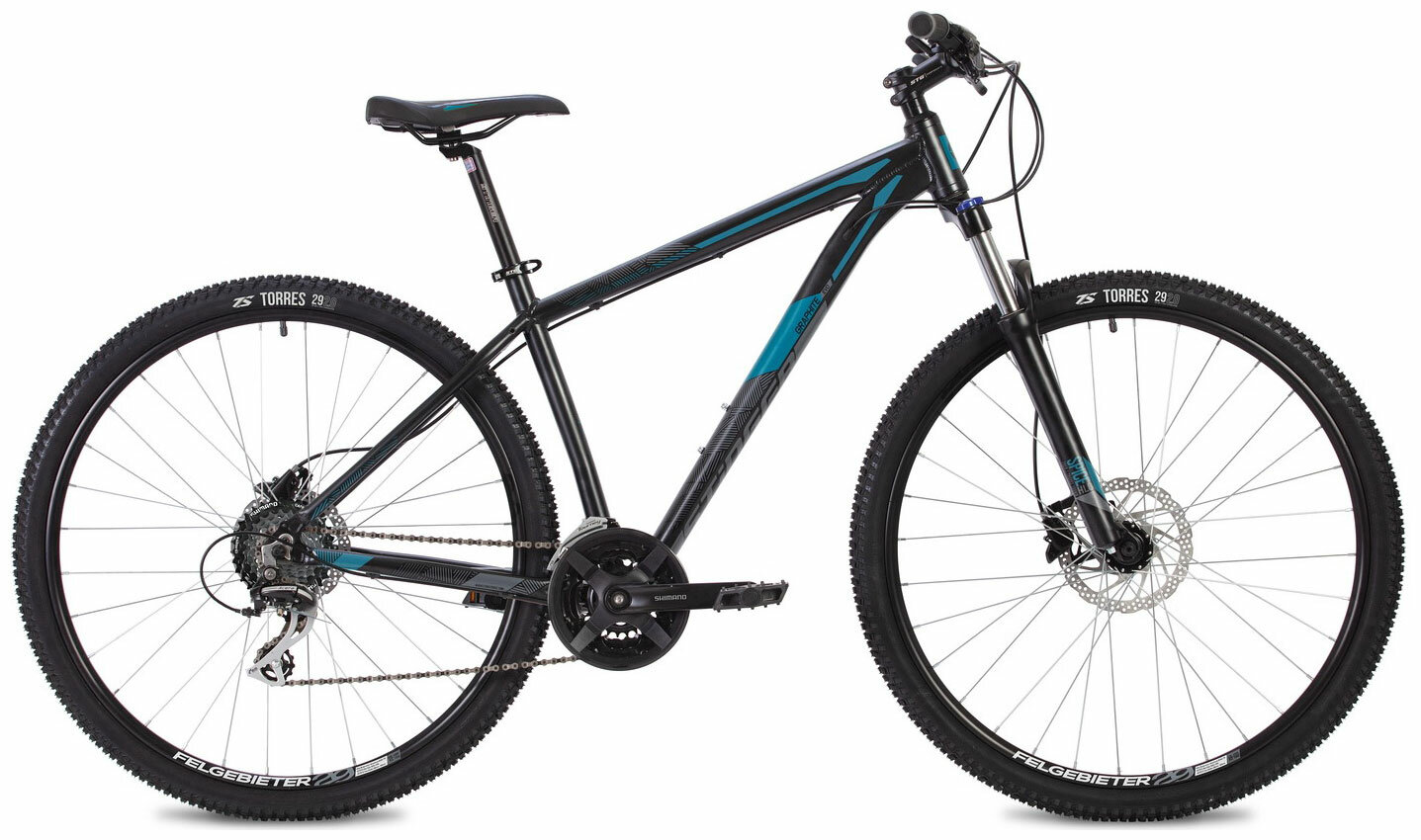 Велосипед Stinger 27.5'' GRAPHITE EVO черный алюминий подъем 16'' 27AHD.GRAPHEVO.16BK1