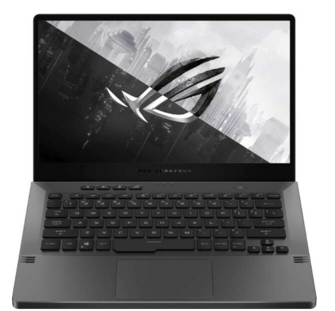 Ноутбук ASUS ROG Zephyrus G14 GA401QM-K2200T, 14""FHD/ 7 5800HS/16GB/1ТБ SSD/ RTX 3060/Wi10/серый 90NR05S6-M04550