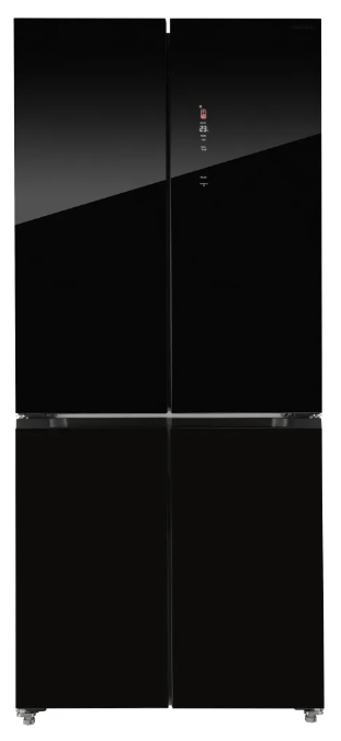 Холодильник HIBERG RFQ-600DX NFG Cross Door Total No Frost инвертор 526 л объем стеклянный фасад