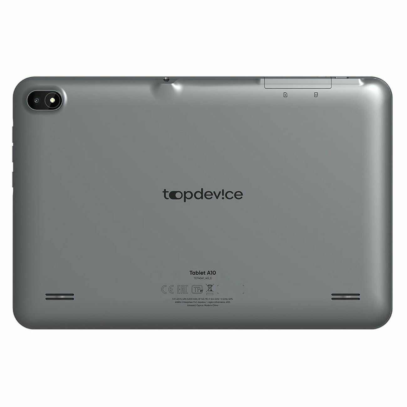 Планшет 10.1'' TopDevice TDT4541_4G_E_CIS 1280x800 IPS, HMS Android 11, up to 2.0GHz 4-core Unisoc Tiger T310, 3/32GB, 4G, GPS, BT 5.0, WiFi, USB - фото №5