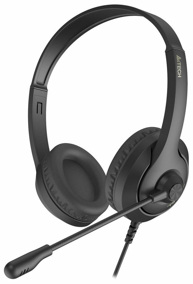 Компьютерная гарнитура A4Tech Fstyler FH100i черный 1.8м накладные (FH100I STONE BLACK)