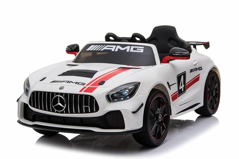 Легковые автомобили Hollicy Детский электромобиль Hollicy Mercedes GT4 AMG White 12V - SX1918S-WHITE