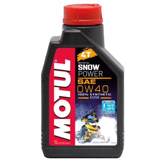 Полусинтетическое моторное масло Motul Snowpower 4T 0W40