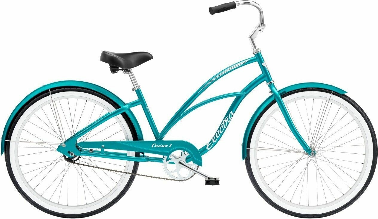 фото Велосипед Electra Cruiser 1 Step Thru (Велосипед Electra Cruiser 1 зеленый металлик, 5271252)