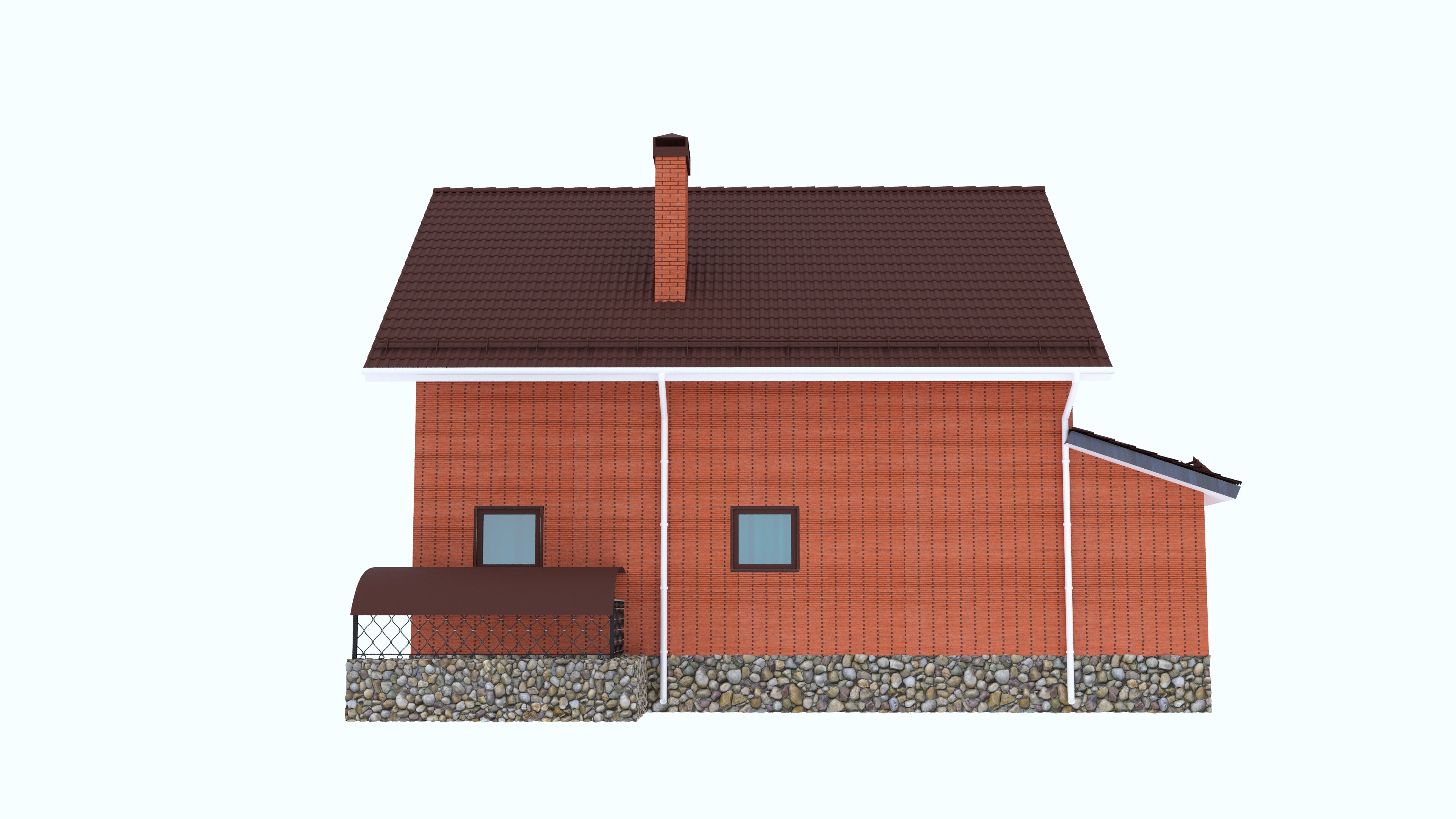 Проект жилого дома SD-proekt 15-0033 (138,7 м2, 9,09*11,95 м, газобетонный блок 375 мм, облицовочный кирпич) - фотография № 8