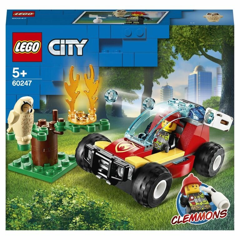 LEGO City Конструктор Лесные пожарные, 60247