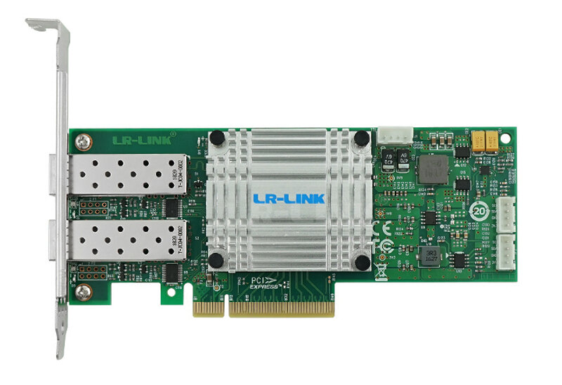 Сетевая карта LR-LINK LREC9812AF-2SFP+ PCI-Express 2.0 среда передачи данных волокно 10Gb/s