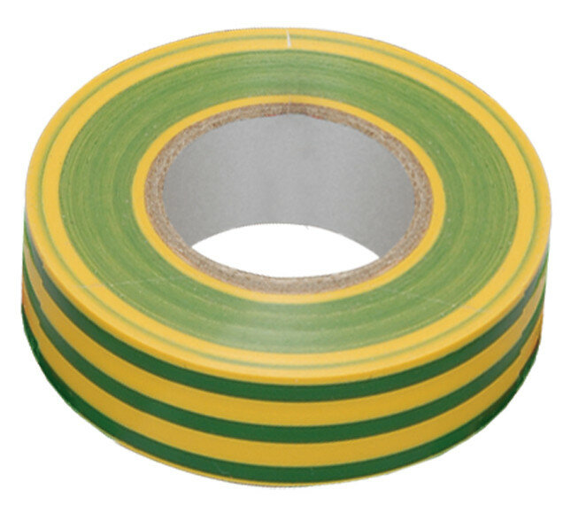 Изолента 15мм*20м желто-зеленая (IEK), арт. UIZ-13-10-K52