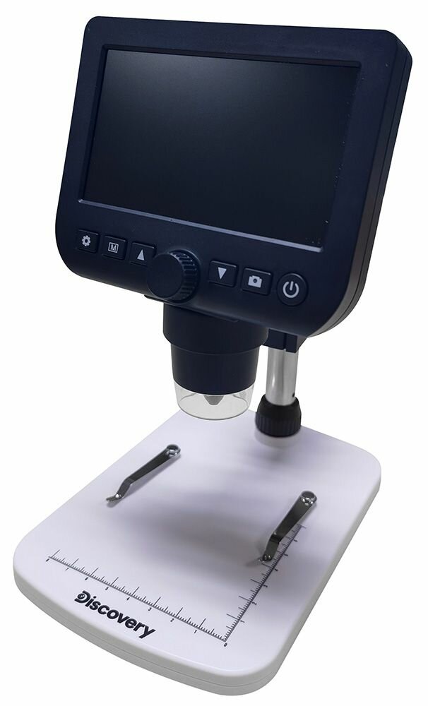 Микроскоп цифровой Discovery Artisan 64 (США) увеличение 20-600 крат, цветной ЖК-дисплей 4.3" ручная фокусировка 0-80 мм / учебный любительский / для начинающих