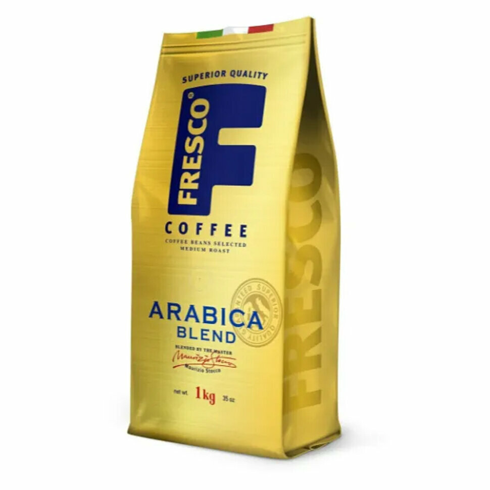 Кофе в зернах FRESCO "Arabica Blend" 1 кг, арабика 100%, 622499