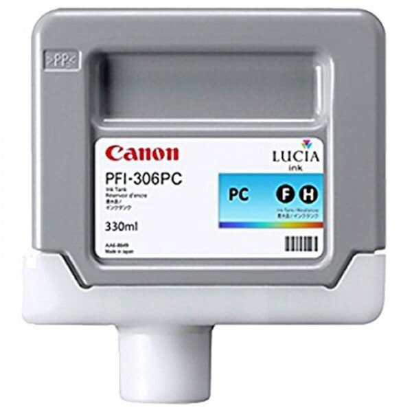 Картридж Canon PFI-306 PC для плоттера iPF8400S/8400/9400S/9400. Фото голубой. 330 мл. 6661B001