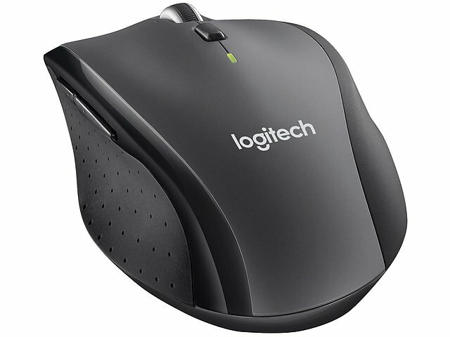 Лазерная мышь Logitech Лазерная мышь Logitech M705 Marathon 910-001949, беспров., 5кн.+скр., серо-черный (USB)