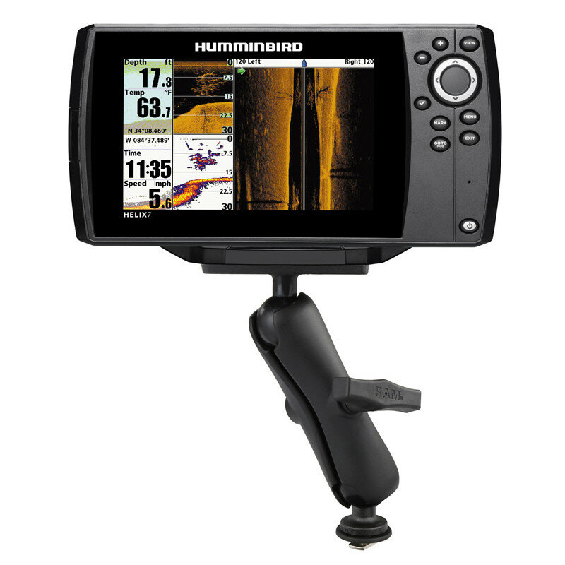 RAM-202-24-354-TRA1U RAM Track Ball для Humminbird Helix 7 и др. площадка 5х10 см (2х4)