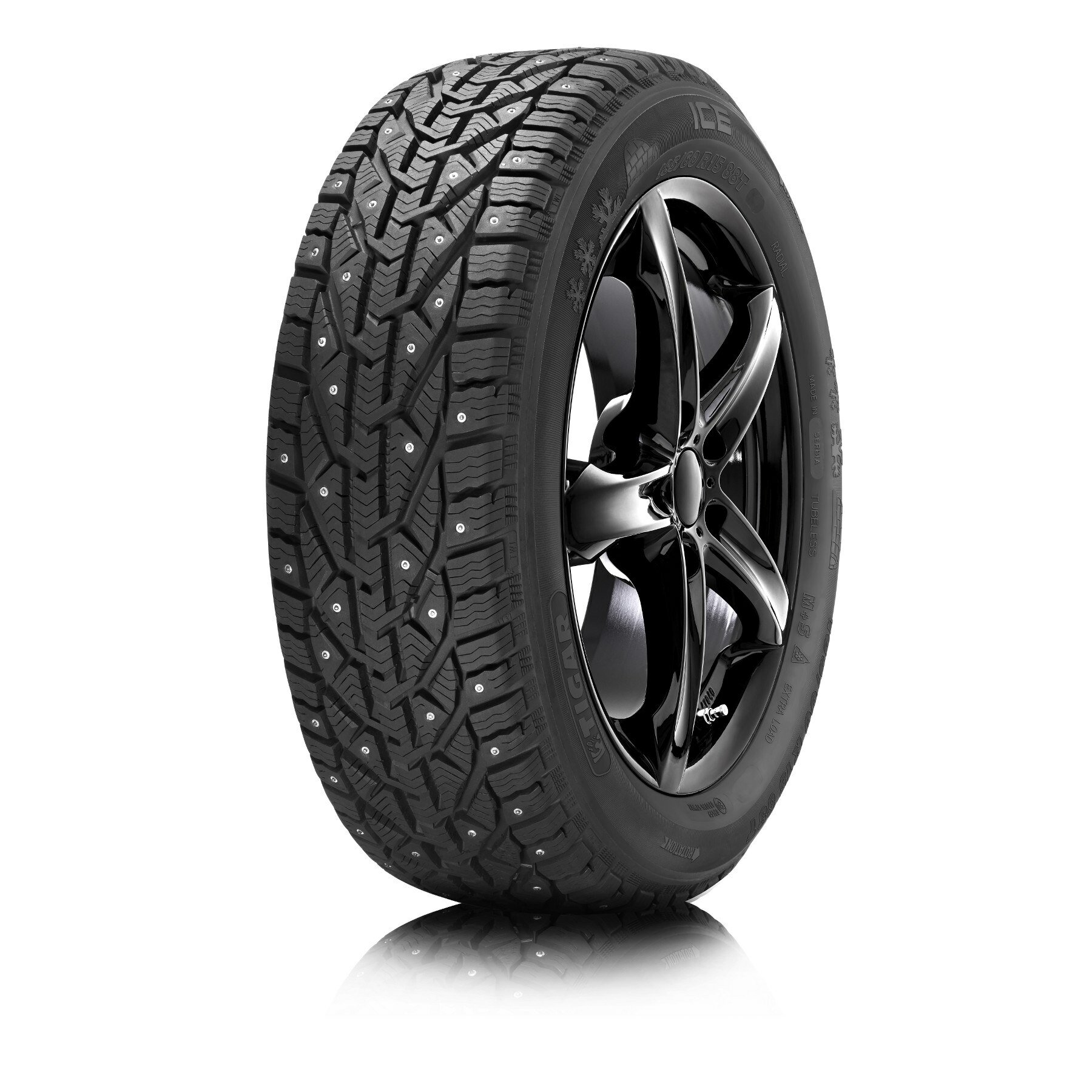 Шины tigar ice 225/55r17 101t xl шип