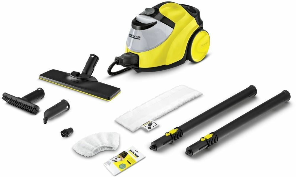 Пароочиститель напольный Karcher EasyFix SC 5 2200Вт желтый/черный