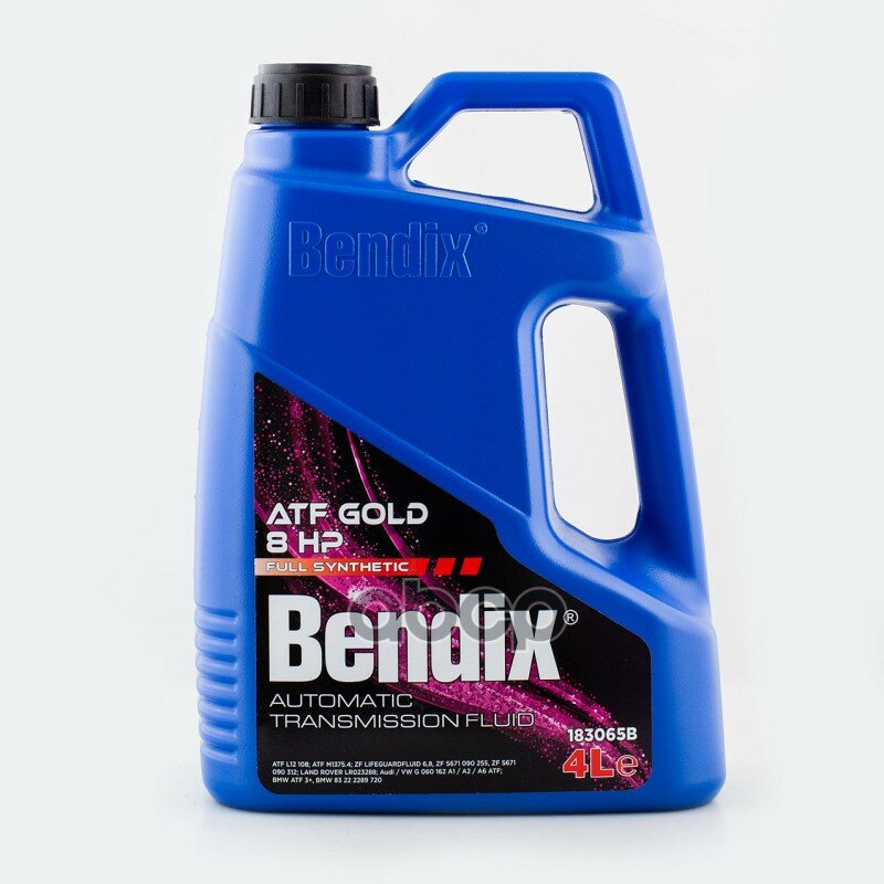 Масло Трансмиссионное Bendix Gold Atf 8 Hp Синтетическое 4 Л 183065B BENDIX арт. 183065B