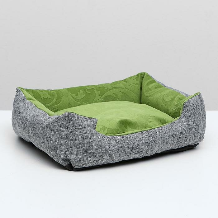 Пижон Лежанка-диван с двусторонней подушкой, 45 х 35 х 11 см, микс цветов - фотография № 2