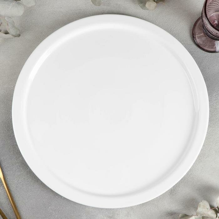Wilmax England Блюдо для пиццы, d=35,5 см, цвет белый