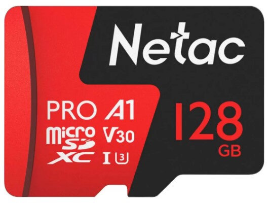 Карта памяти microSDXC UHS-I U3 NETAC P500 Extreme Pro 128 ГБ ГБ