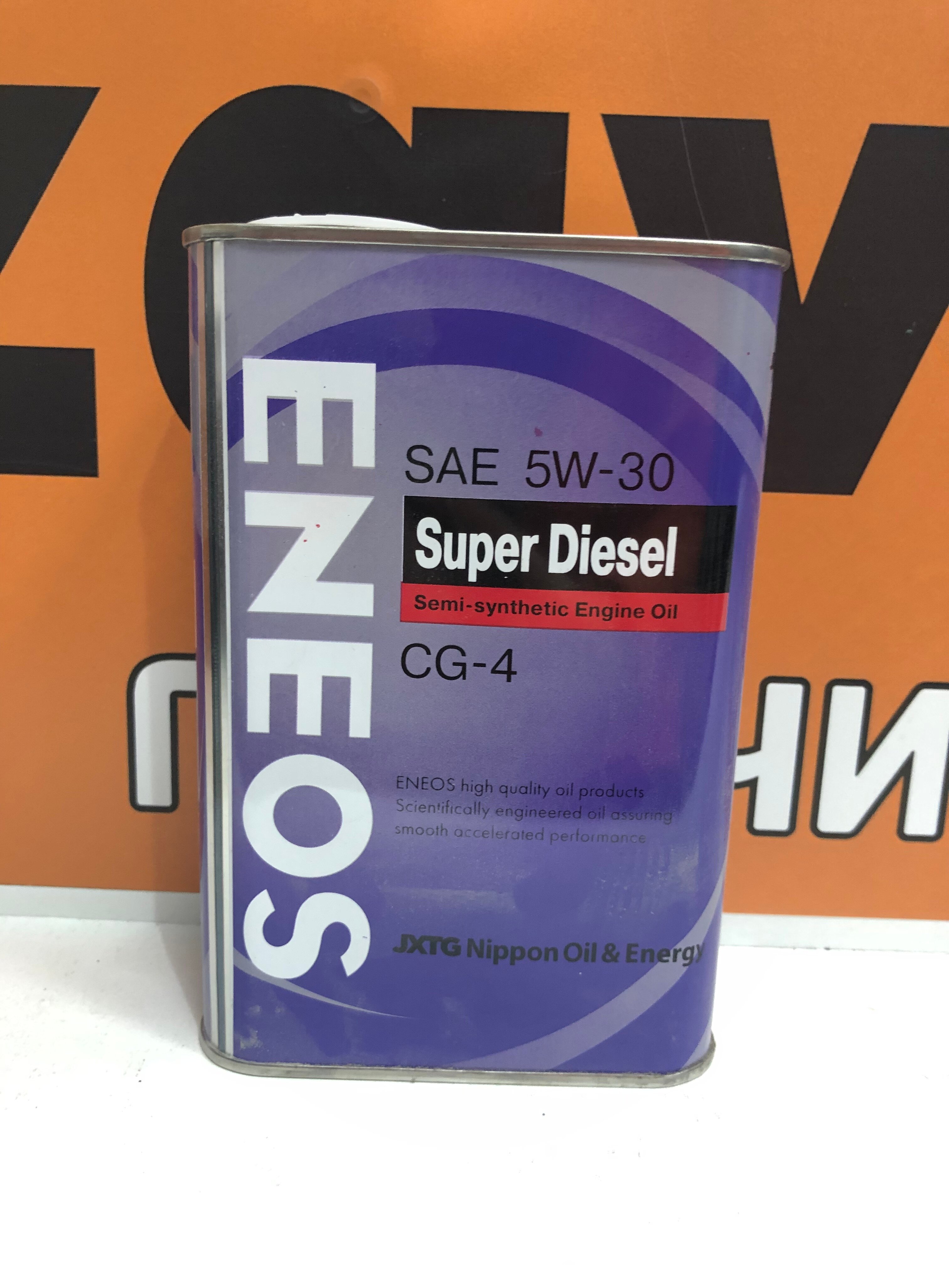 Масло моторное ENEOS Super Diesel 5W-30 1л п/синт. API CG-4