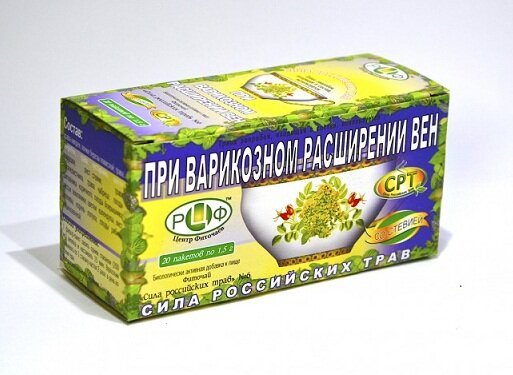 Сила Российских Трав чай №6 При варикозном расширении вен ф/п 15 г №20