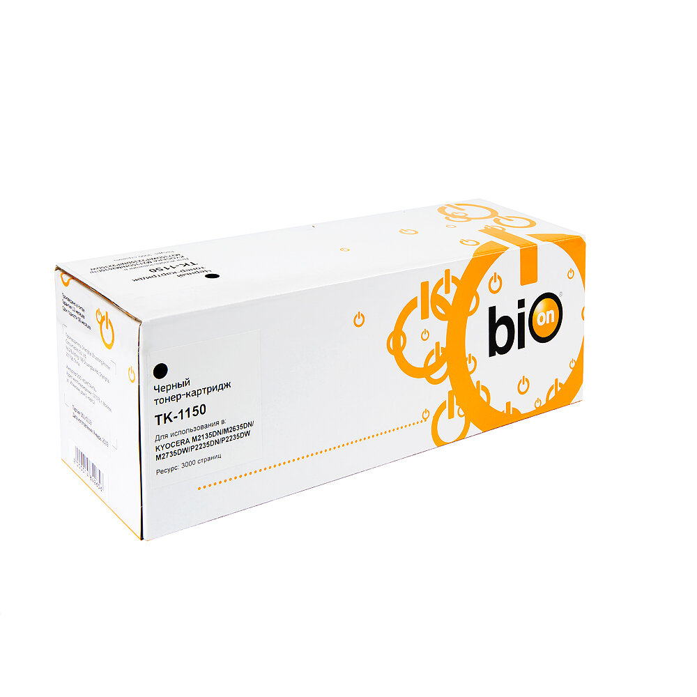 Bion Cartridge Bion TK-1150 Картридж для Kyocera Ecosys P2235dn P2235dw M2135dn M2635dn M2735dw 3000 стр. , Черный