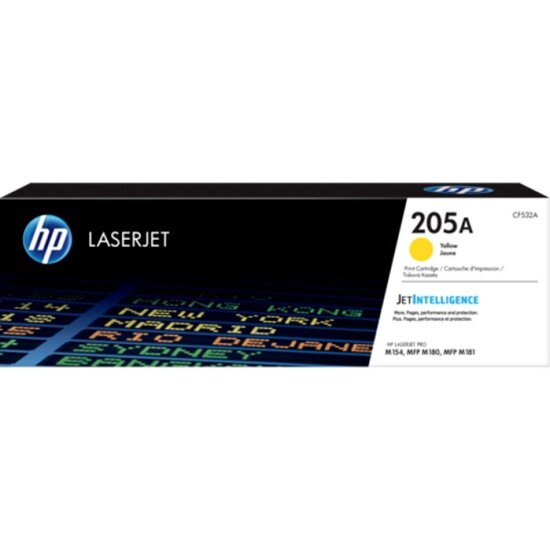 Картридж HP CF532A желтый 205A для M180n/M181fw