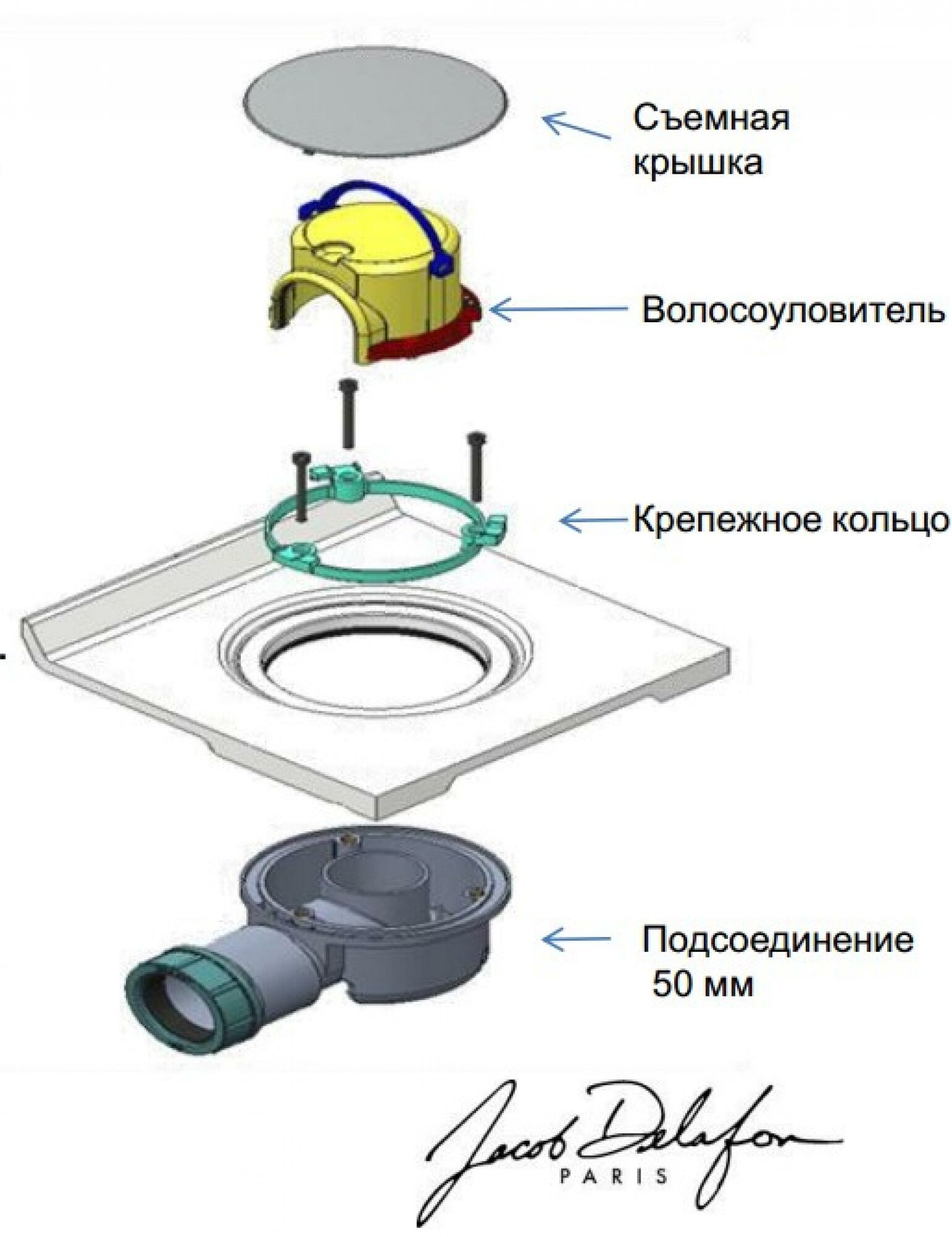 Поддон для душа Jacob Delafon Flight Neus 90x90 E66511-00 - фото №4