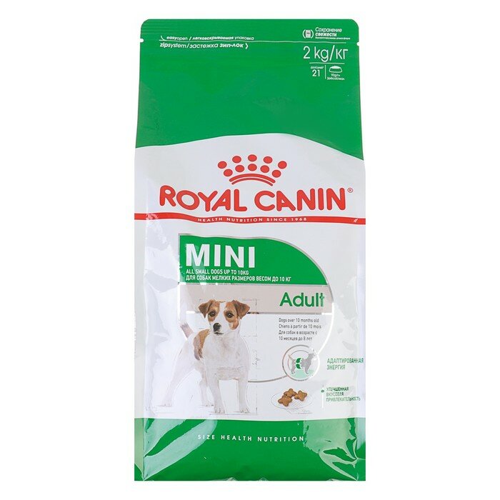 Royal Canin Сухой корм RC Mini Adult для мелких собак, 2 кг