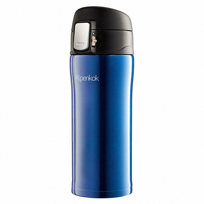 фото AK-04040A Термокружка вакуумная синий 380 мл