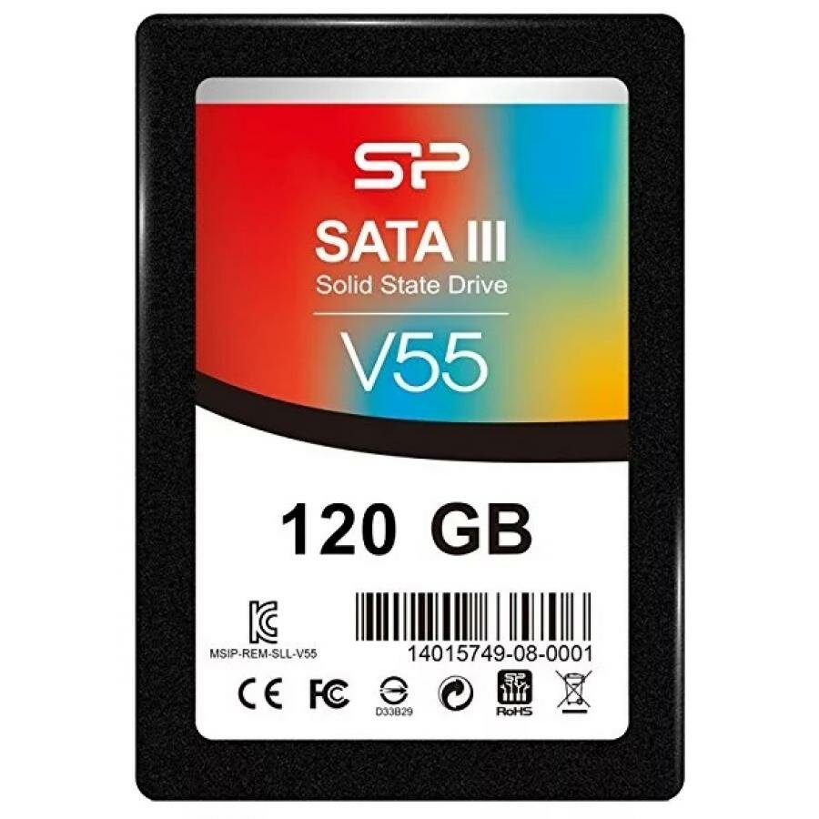 Накопитель SSD Silicon Power Velox V55 120Gb 2.5 (SP120GBSS3V55S25)