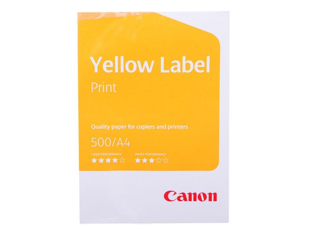 Офисная бумага Canon Yellow Label Print А4 80гр/м2, 500л. класс "C", кратно 5 шт.